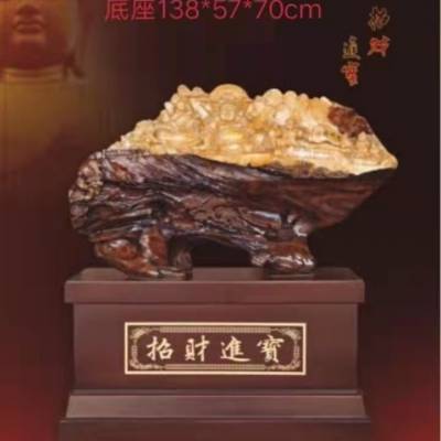 供应西安工艺礼品大摆件 西安根雕***工艺品陕西开业大鼎