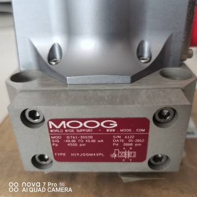 供应MOOG伺服阀G761-3003B/H19JOGM4VPL 冶金常用型号 美国原装正品