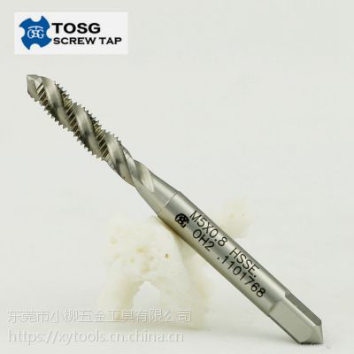 台湾大宝tosg螺旋丝锥发代理销售高速钢铝用钢用白色螺旋丝攻