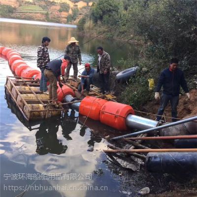 舟山码头清淤配套浮筒pe管道浮体供应商