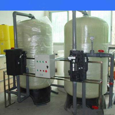 8T/H软化水处理装置 玻璃钢全自动软水器 锅炉软化水设备南京